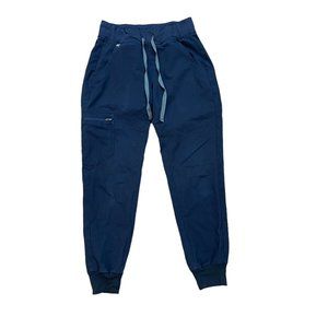 FIGS Zamora Scrub Joggers Navy Blue XXS/P‎ Nurse Healthcare Uniform Hospital